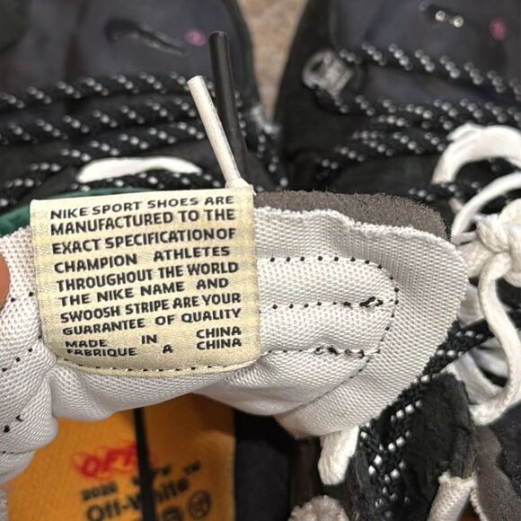 Off White x Nike Zoom Terra Kiger sneakers size 9.5 in very good used condition - Picture 7 of 13